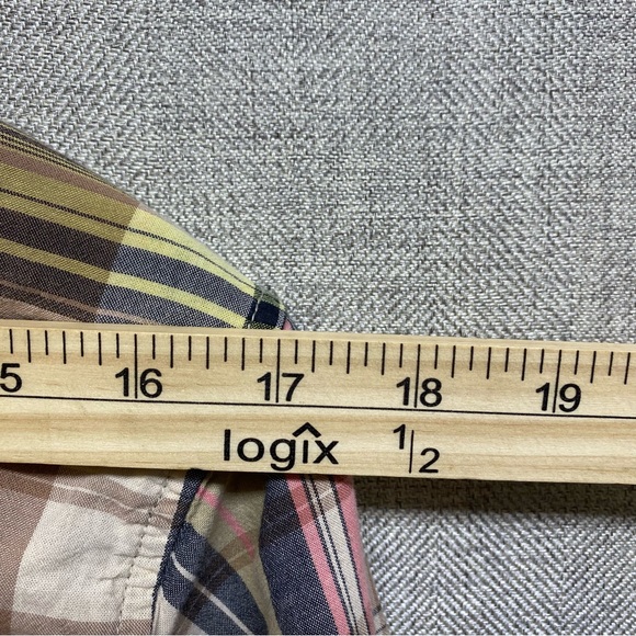 Harley Davidson Embroidered Full Zip Shirt Womens Size XL. Plaid. 3/4 Sleeves - Picture 10 of 12